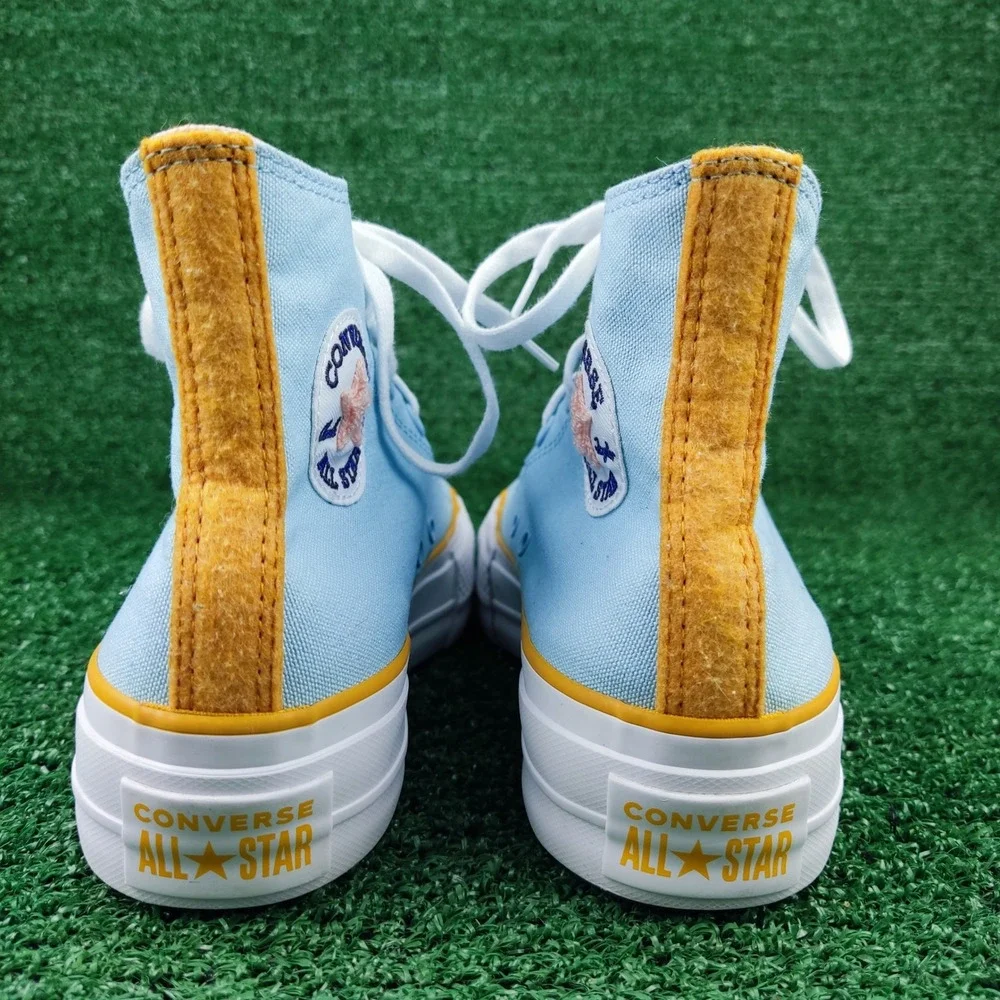 Converse Shoes Womens 7 Blue Chuck Taylor All Star Lift Platform A10922C HighTop
